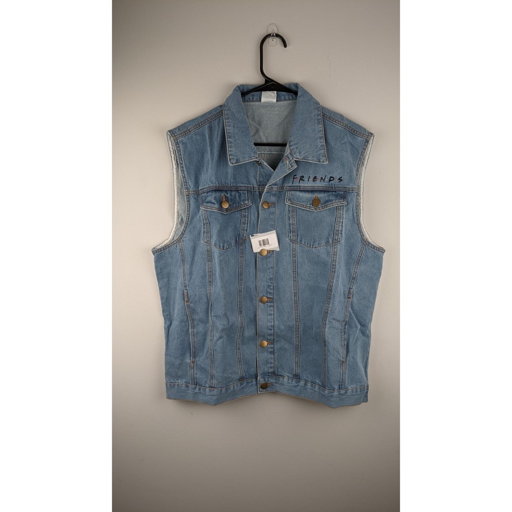 You're My Lobster Friends Denim Vest - CultureFly‎ - Size Large